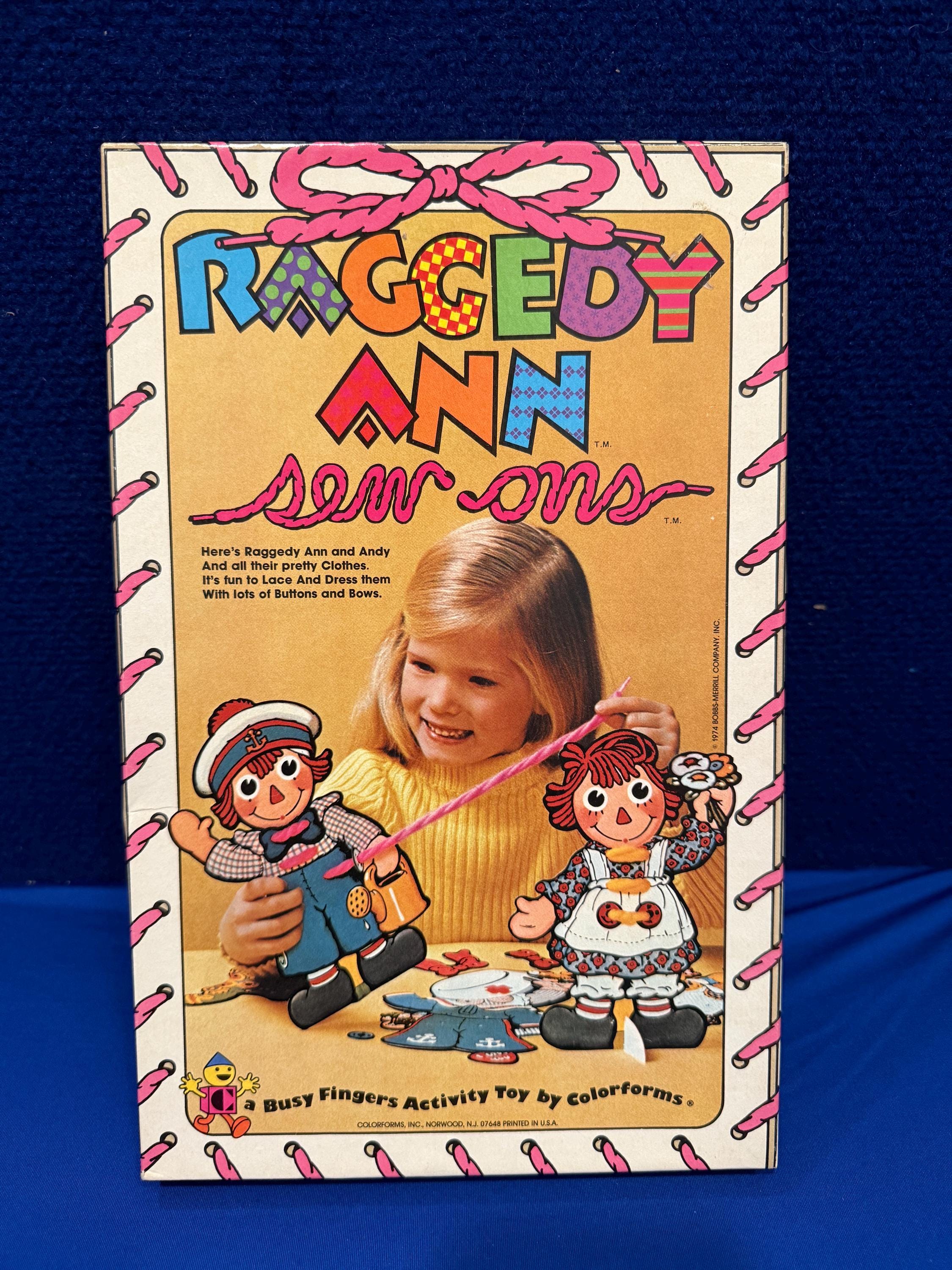 Raggedy Ann Colorforms - Etsy