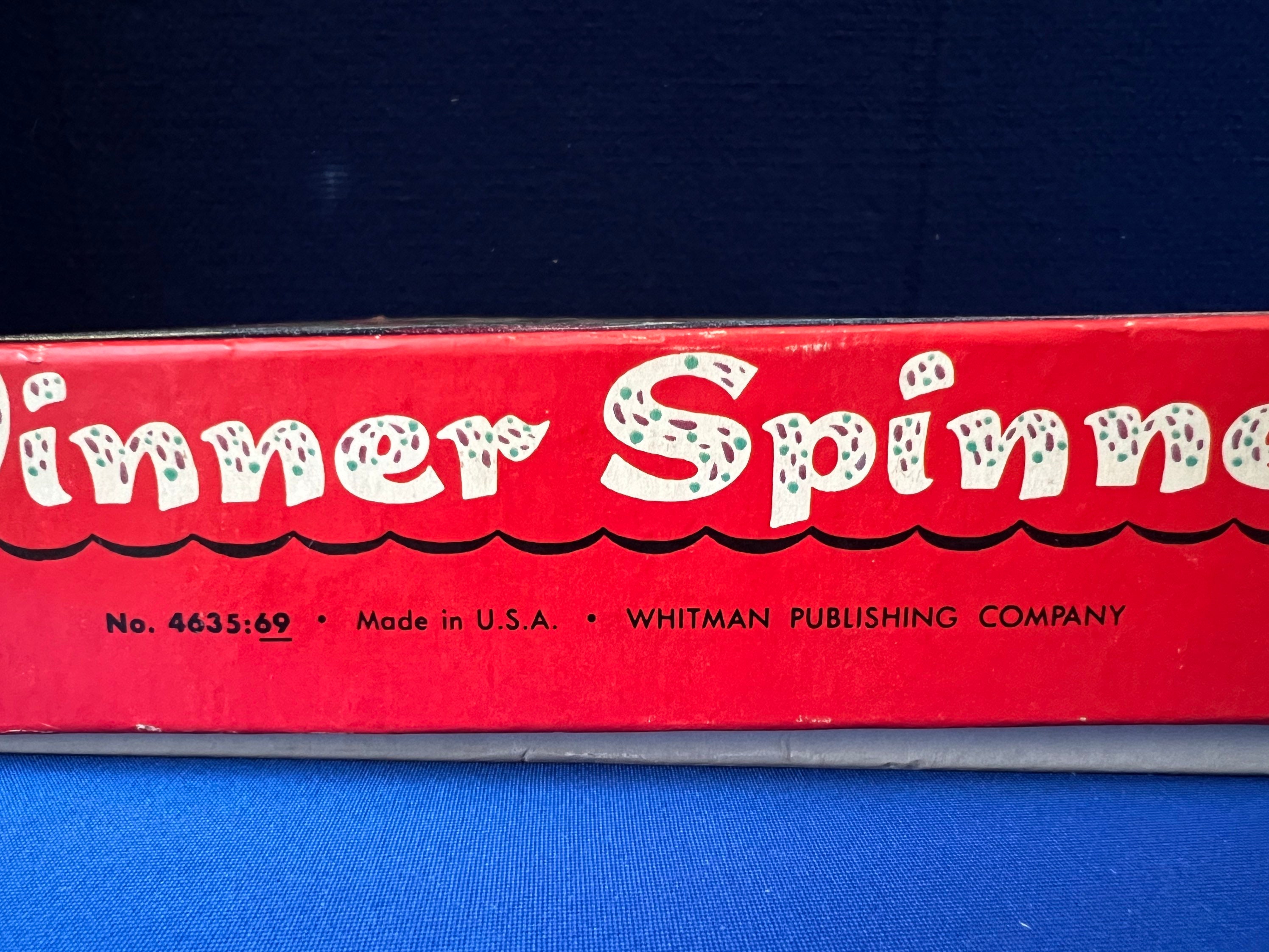 Two Vintage Board Gameswinner Spinner & Scram Ball for Families 1950s