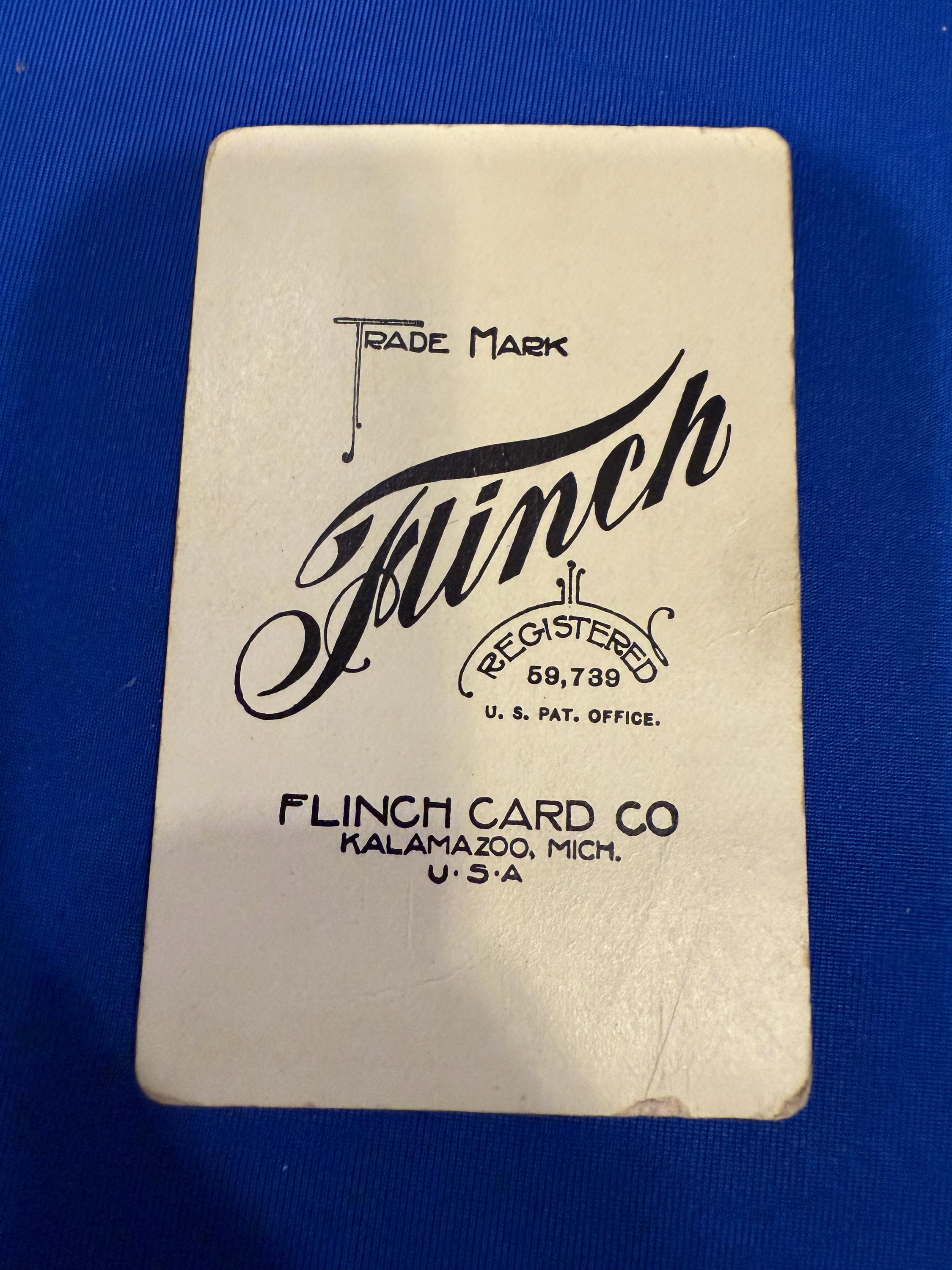 1913年頃 アンティークカードゲーム FLINCH Vintage 1913 Flinch Card Game - Rare Collectible Edition - Etsy