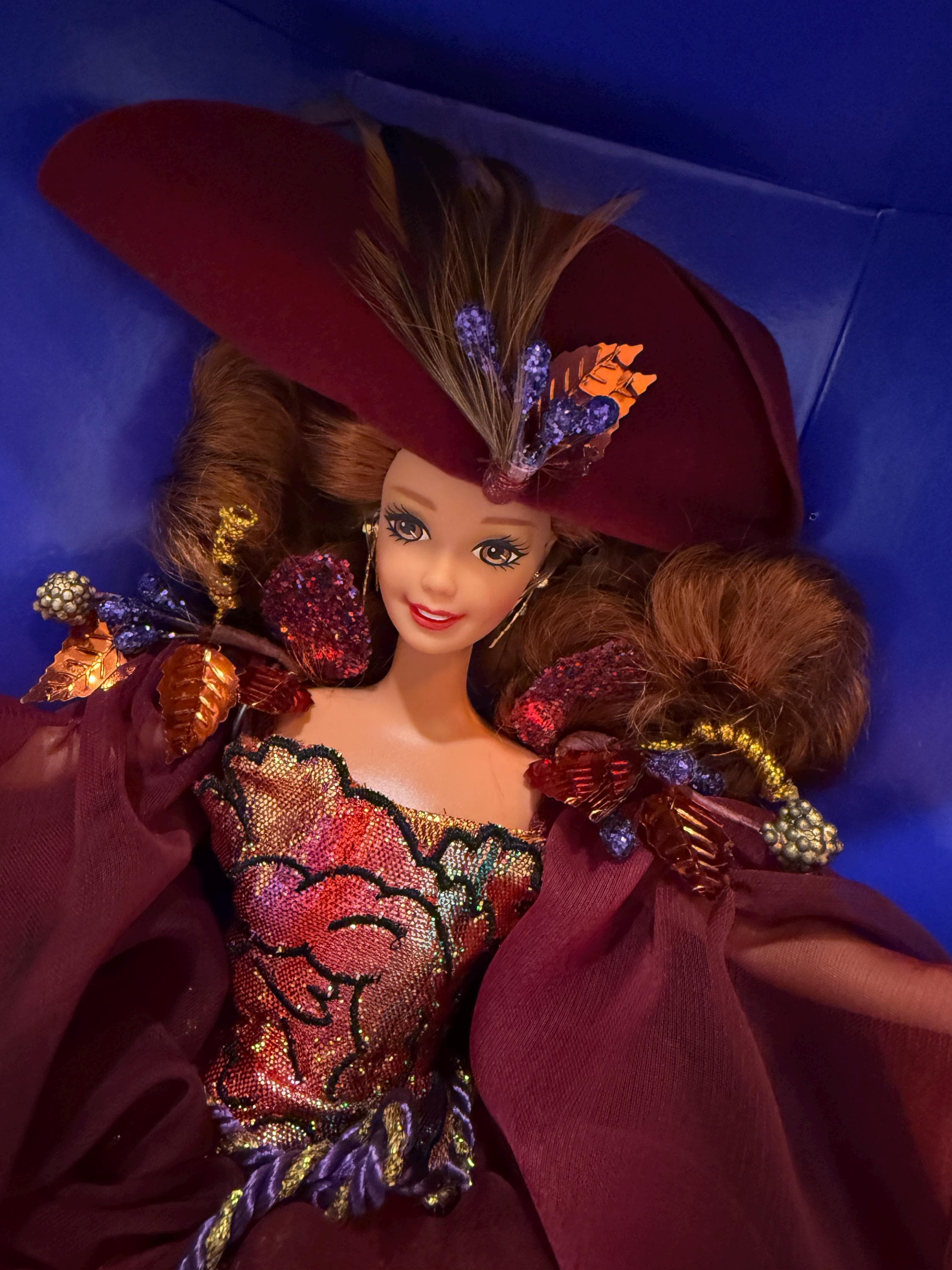 Vintage 1995 Autumn Glory Barbie Doll From the Enchanted Seasons