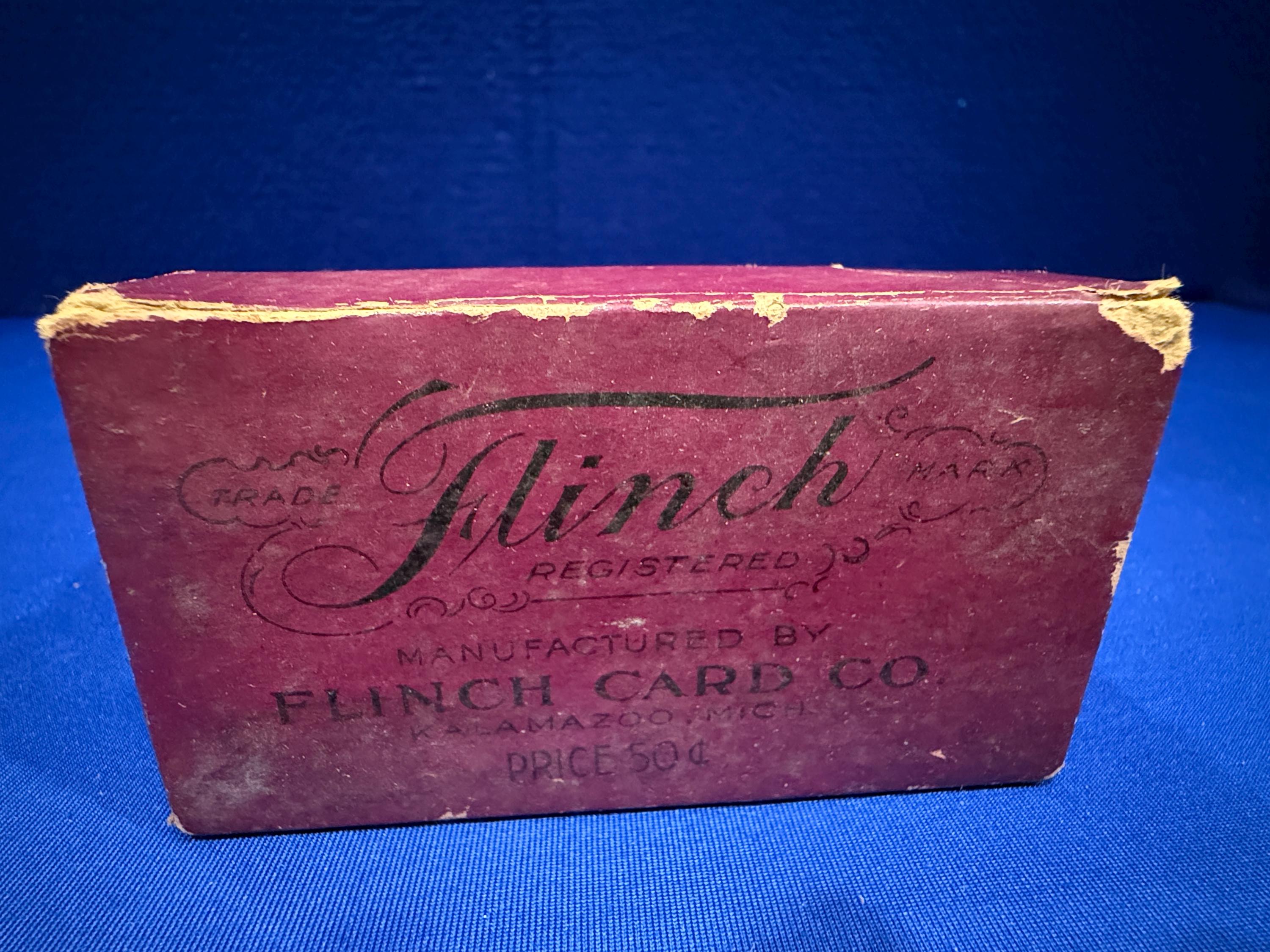 Vintage 1913 Flinch Card Game - Rare Collectible Edition - Etsy