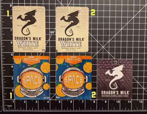 Beer Magnetism New Holland Brewing Co Dragon S Milk White Etsy