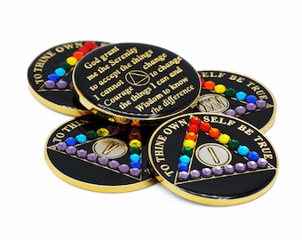 Rainbow Triplate AA Coins