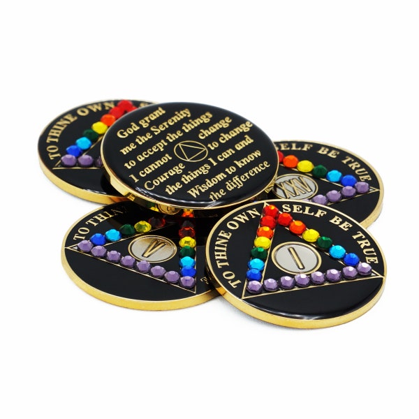 Rainbow Triplate AA Coins