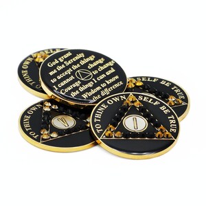 Crystallized Black AA Coin