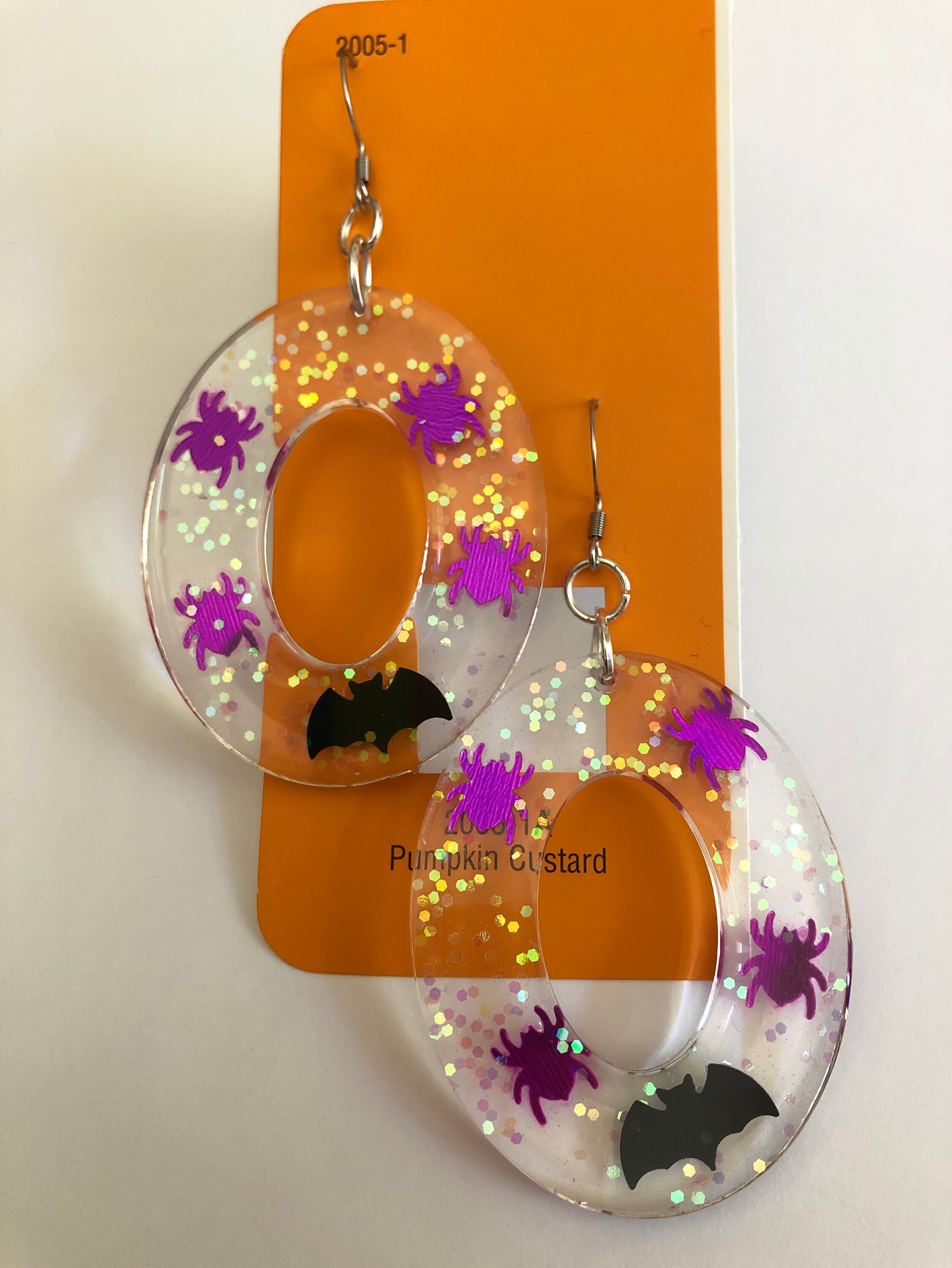 halloween dangle earrings