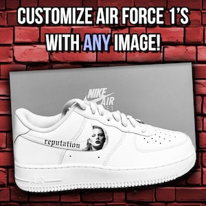 Nike Air Force 1 - Customize Swooshes With Any Photo