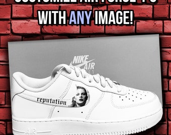Nike Air Force 1 - Customize Swooshes With Any Photo