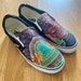 Abstract Colorful Psychedelic Men's Slip On Sneakers