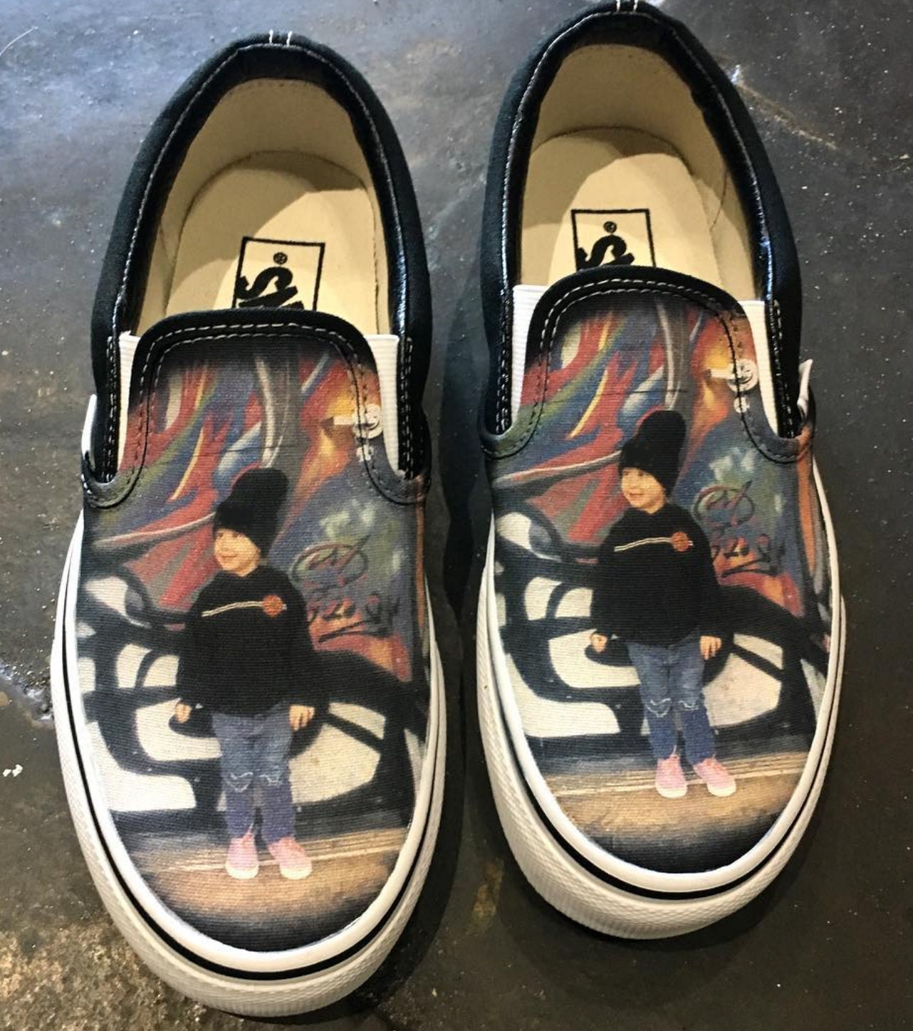 Custom LOUIS VUITTON Slip On Vans!🖍 