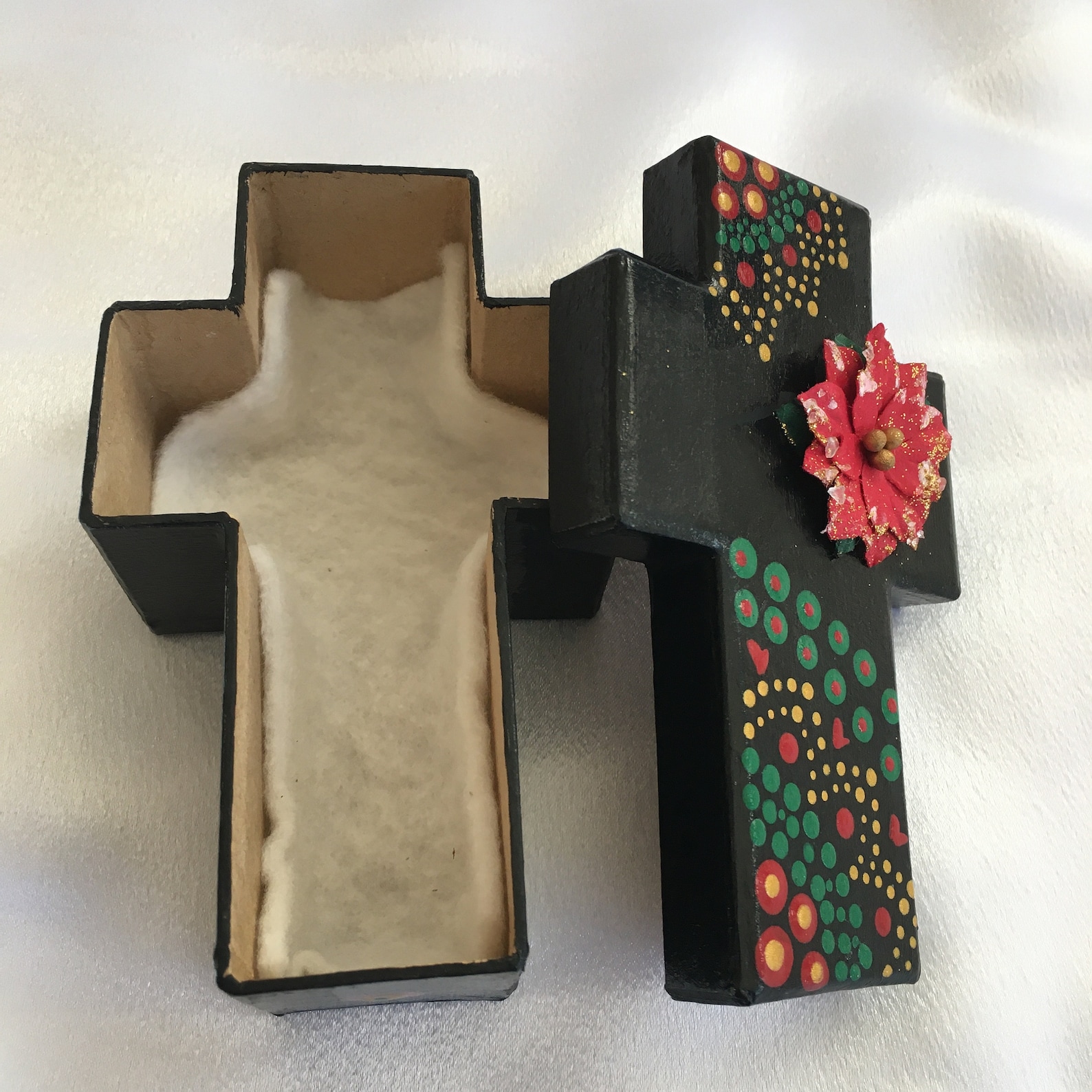 Cross Gift Box With Colorful Vibrant Colors Etsy