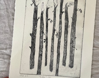 Vilje - Original Drypoint