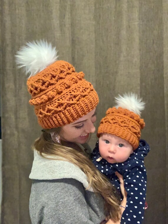 Faux fur pom poms for hotsell baby hats
