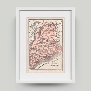 Digital Download - 1897 Maine Map