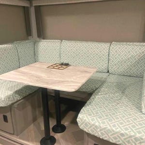 Elastic Fitted & Protective Cushion Cover for Indoor Furniture, sofa, chair, bench, RV, Camper, couch...Eastwood slub - Choose Color