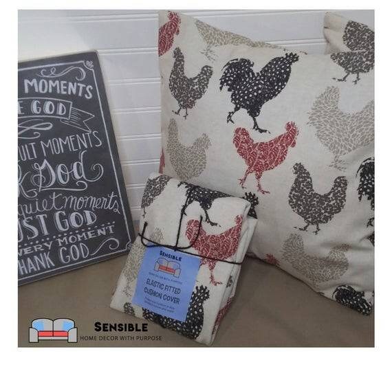 Protective Removable Washable Throw Pillow Cover Etsy