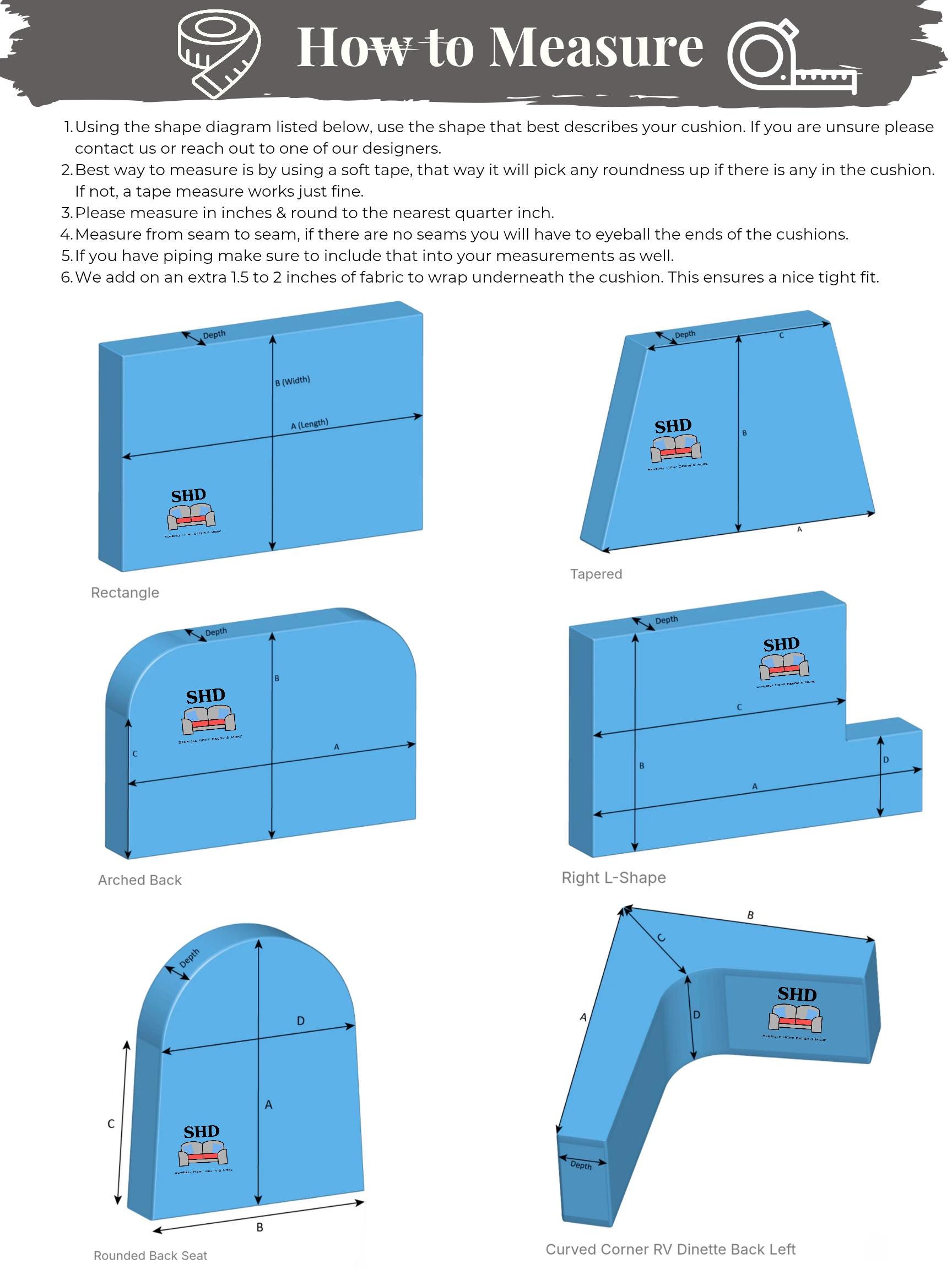 HLTQL Copricuscini per Dinette Camper, Fodere per Cuscini Dinette Camper, Set Copridivano Camper, Elasticizzato Lavabile Protezione per Mobili, per Camper, Auto, Panca(K