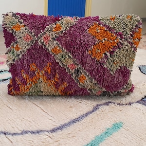 Vintage berber moroccan pillow case, moroccan pillow, 15&#39;&#39; X 23&#39;&#39; pillow cover, decorative pillow, boho throw pillow