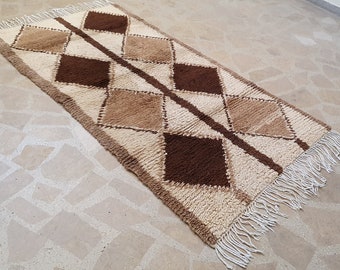 Vintage Azilal berber boho Moroccan runner rug, 2'8'' X 5'7'' rug, Moroccan rug small, tapis marocain, Marokkanischer Teppich, Alfombra
