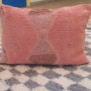 Vintage berber moroccan pillow case, moroccan pillow, 17&#39;&#39; X 24&#39;&#39; pillow cover, decorative pillow, boho throw pillow