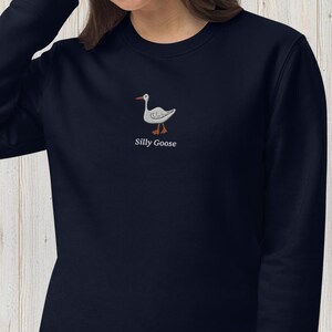 Dumme Gans Eco-Sweatshirt mit Rundhalsausschnitt
