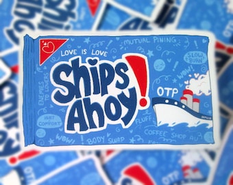 Ships ahoy sticker