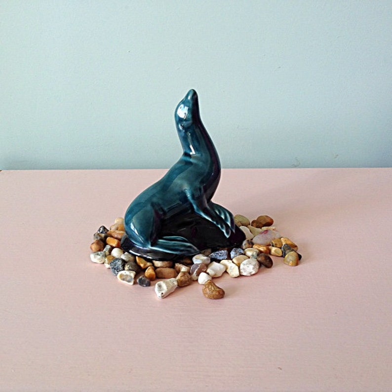 POOLE POTTERY Seal / Sea Lion Figurine 1970s/80s Etsy