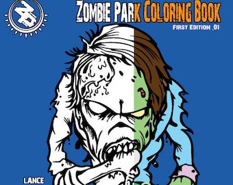 Zombie Park Coloring Book First Edition