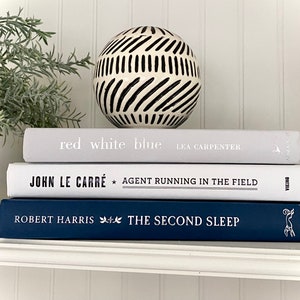 Bundle of nautical books, staging book, neutral book decor, decorative book, bookshelf decor, modern book, vintage book