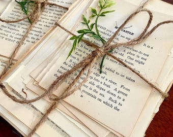 Vintage book table decor, next chapter themed bridal shower, book pages wedding centerpiece, literary wedding decor, book themed decor