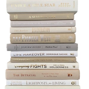 Book decor, floating shelf decor, shelf decor neutral home table book, book display, decorative book, book nook, books for coffee table
