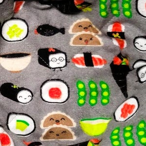 2 Pack Bowl Cozy Gift Set - Adorable Sushi Faces Kawaii - Microwave Safe Reversible Holder Protects Hands - Birthday Gift Housewarming