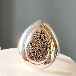 Anillo - Banda en Plata de Ley Anillo Lágrima (Talla P) 4.900Gms ENVÍO GRATIS