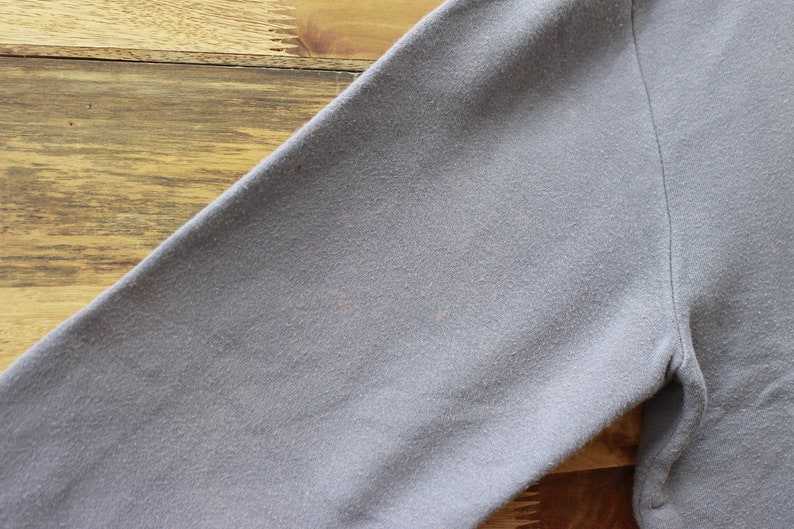 Vintage 90s Agnes B Paris Cardigan Gray Color Agnes B Paris Cardigan Snap Button Plain Color Woman Cardigan Top Shirt Woman Fleece Cotton