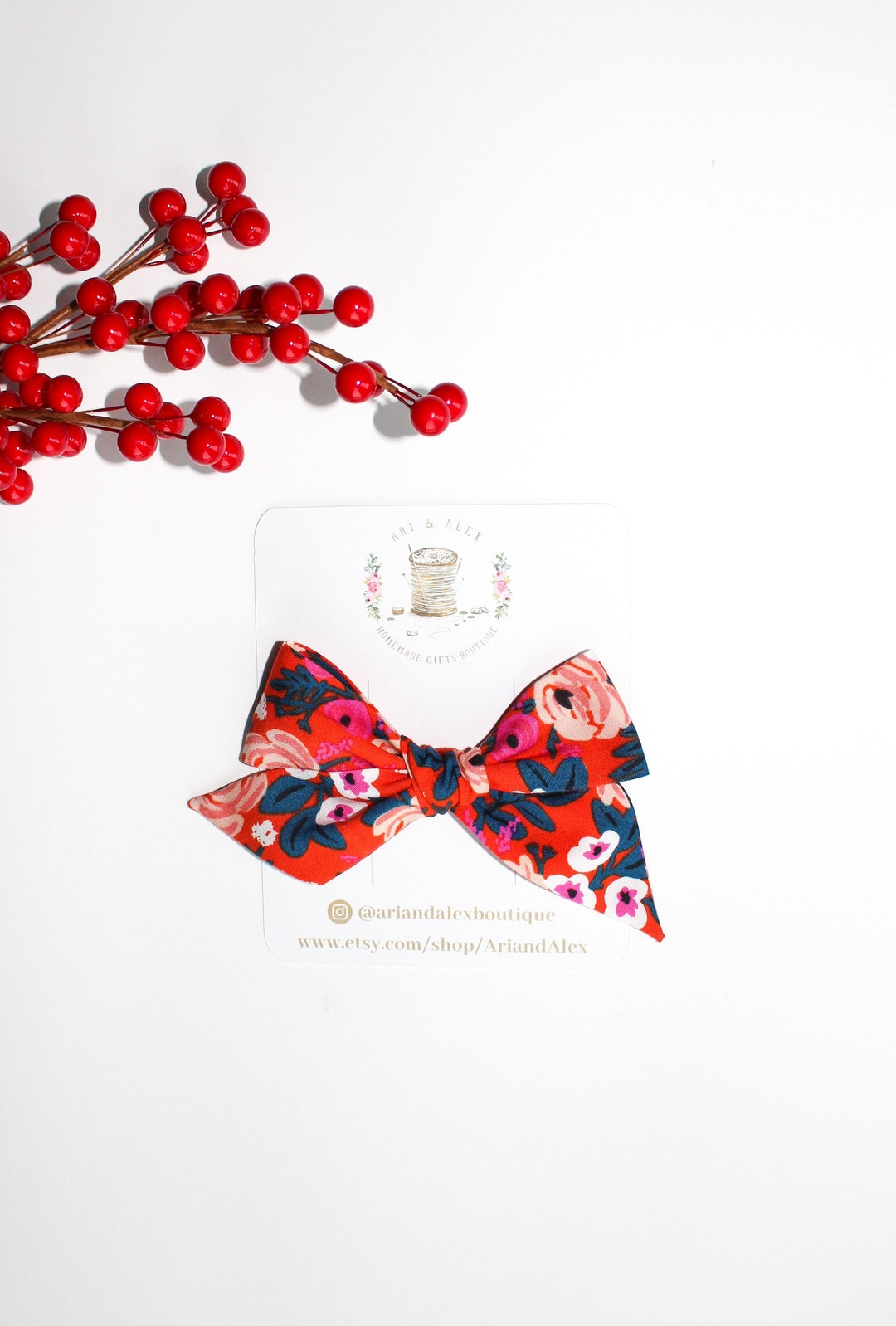 School Girl Bows Valentine's Hair Bow Rifle Paper Co Etsy Australia