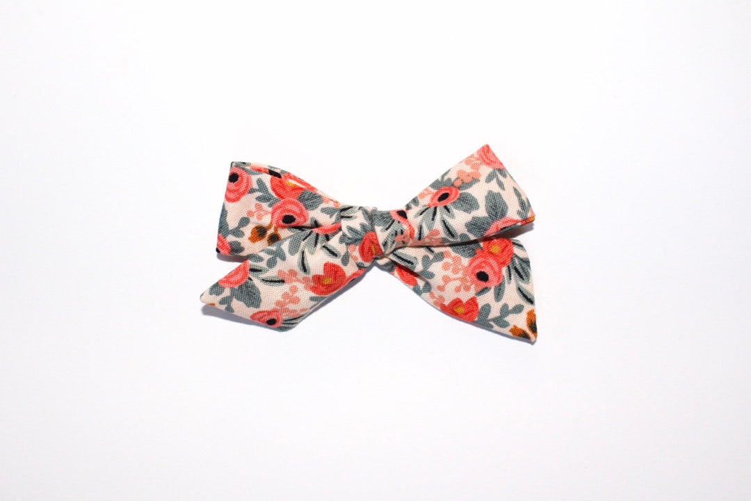 School Girl Bows, Rifle Paper Co Bows, Little Girl Hair Bows, Fall Bows