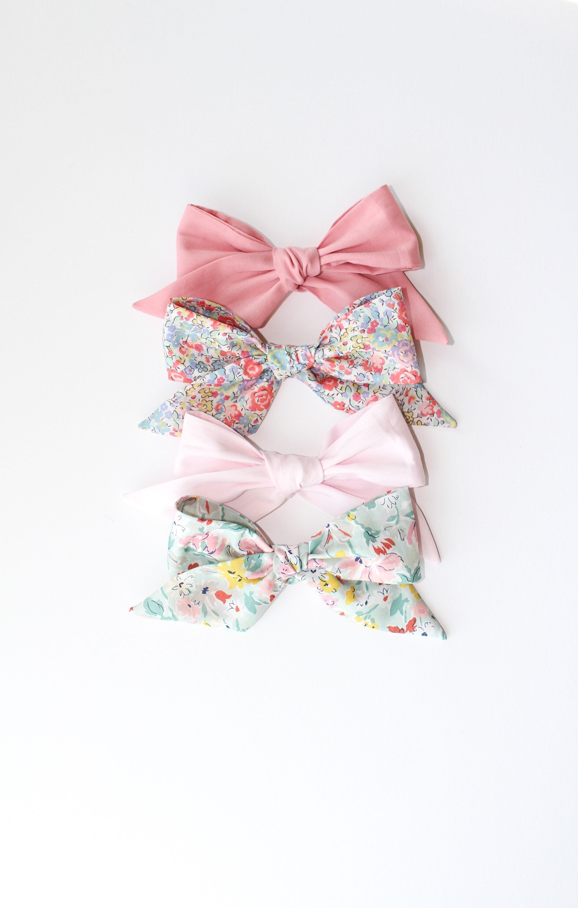 Bows of London bows Amelia Liberty of London Midi Bow with Alligator Clip  main image 3