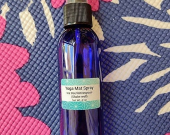 Yoga Mat Cleaning Spray/Room Spray 4 oz (120 ml)