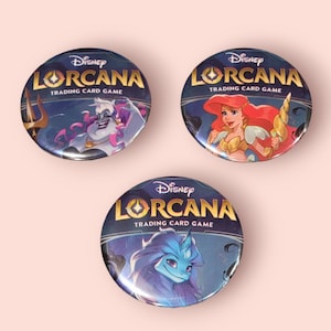 Botões Lorcana: O Retorno de Ursula 2,25 polegadas