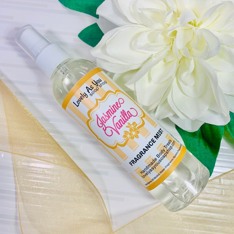 Jasmine Vanilla Fragrance Mist Body Spray Perfume Lovely as Etsy
