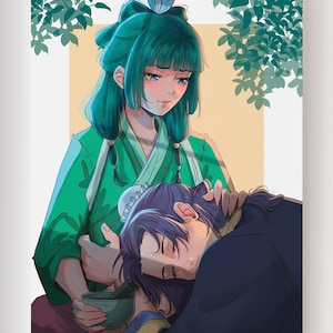 Maomao and Jinshi - 5&quot;x7&quot; Print (Frame Not Included)