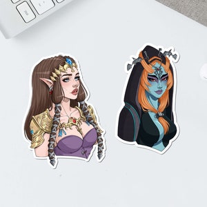 Twilight Princess - Vinyl Sticker with Matte Metallic Accents