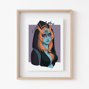 Midna - Twilight Princess - 5x7 Print (Frame Not Included)