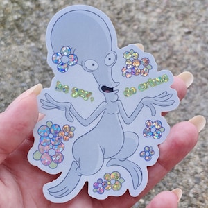 Roger (be gay do crime) - Glitter Vinyl Sticker