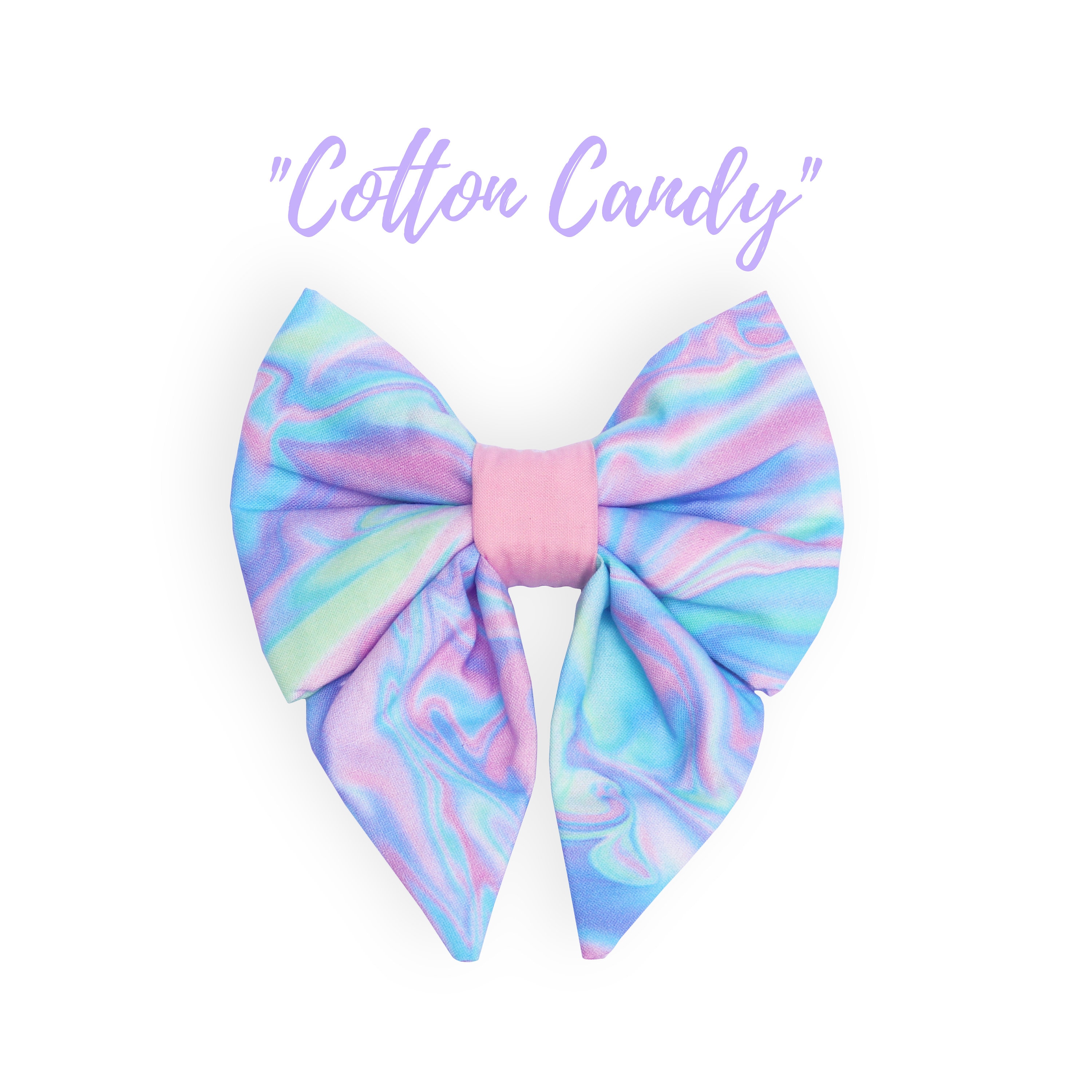 cotton candy bowtie