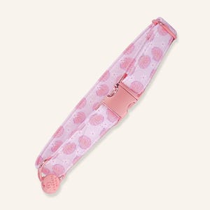Pink Seashell Dog Collar Flat Buckle or Martingale Style - PEARL COAST