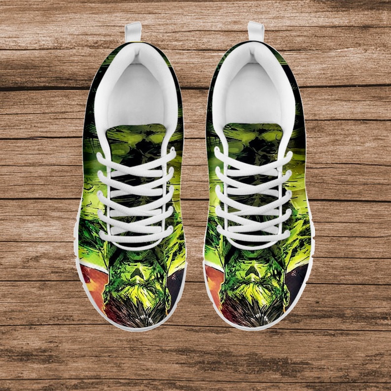 Hulk Sneaker Hulk Shoes Custom Sneaker Captain America Avengers End Game Shoes Avengers Endgame