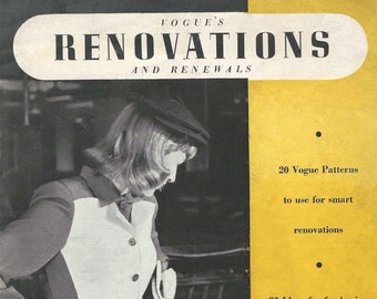 Renovations and Renewals 1940s Vintage Knit Pattern Catalogue EBOOK PDF