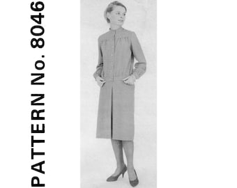 People's Friend 8046 1980s Blouse and Skirt Women's Size 14/Bust 92cm Vintage Sewing Pattern