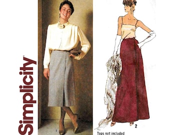 Simplicity Jiffy 9113 1979 Wrap Skirt Women's Size 16 Vintage Sewing Pattern